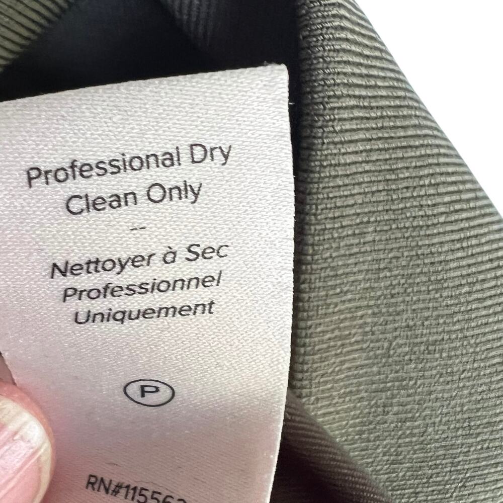 Cinq à Sept Giles Olive Cupro Cargo Jogger Pants Quiet Luxury M - Picture 8 of 10